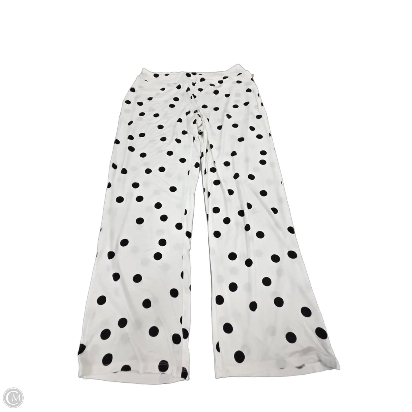 Top 2pc Long Sleeve By Soma In Black & White, Size: L