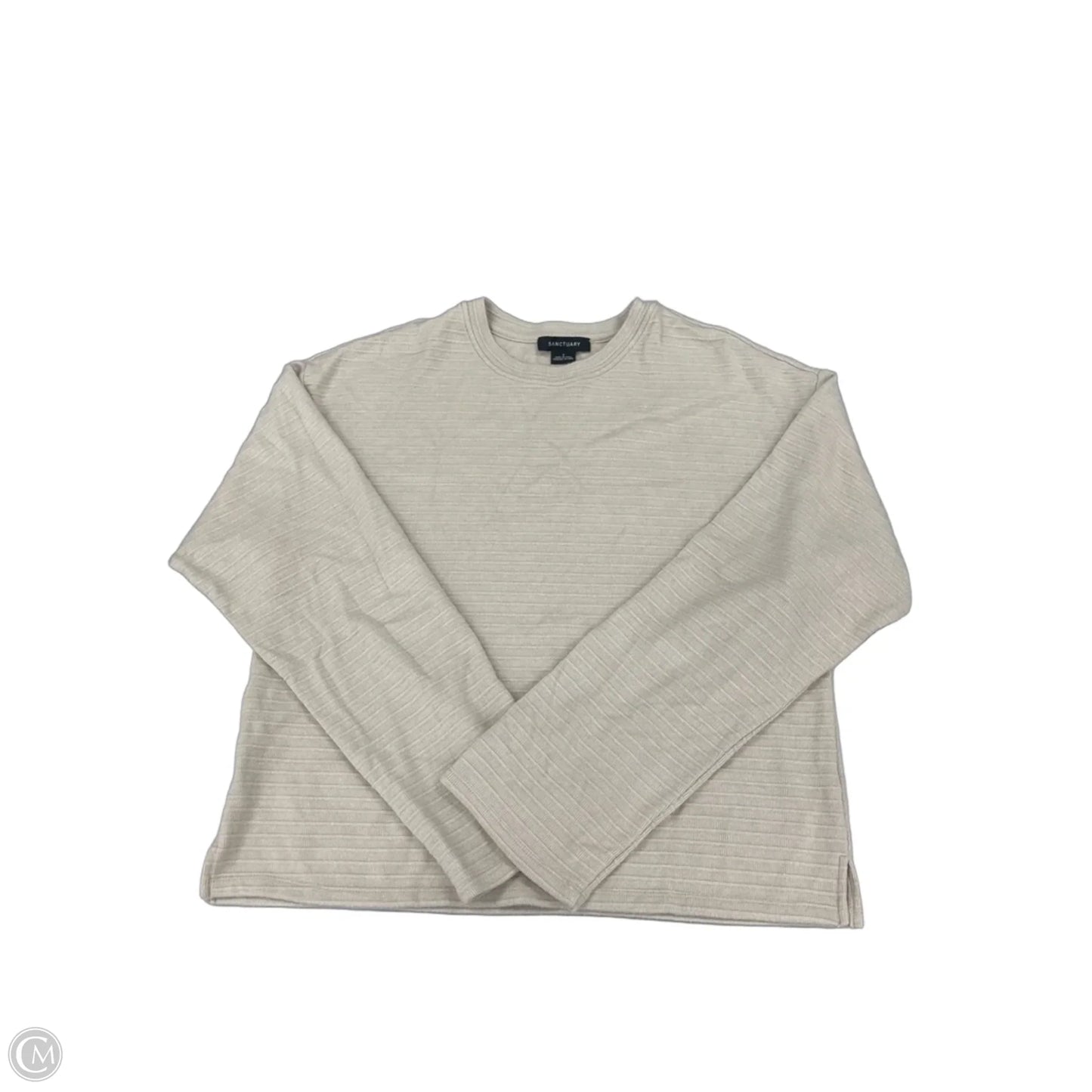 Top Long Sleeve By Sanctuary In Tan, Size: S
