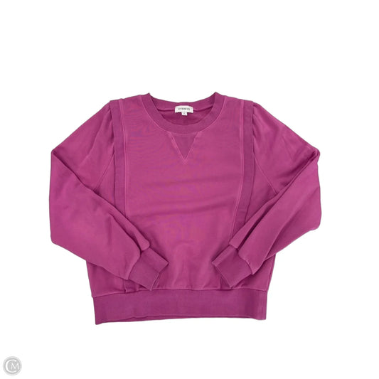 Top Long Sleeve By Evereve In Pink, Size: S