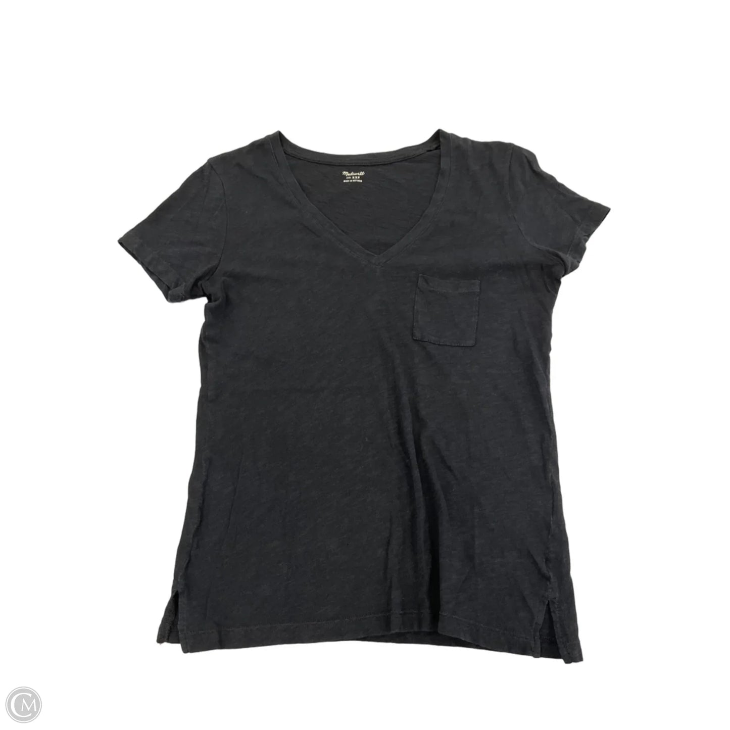 Top Short Sleeve By Madewell In Black, Size: Xxs