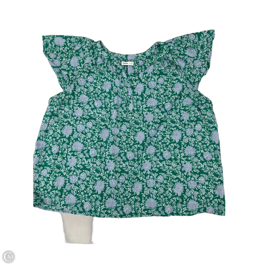 Top Short Sleeve By Sonoma In Floral Print, Size: 3x