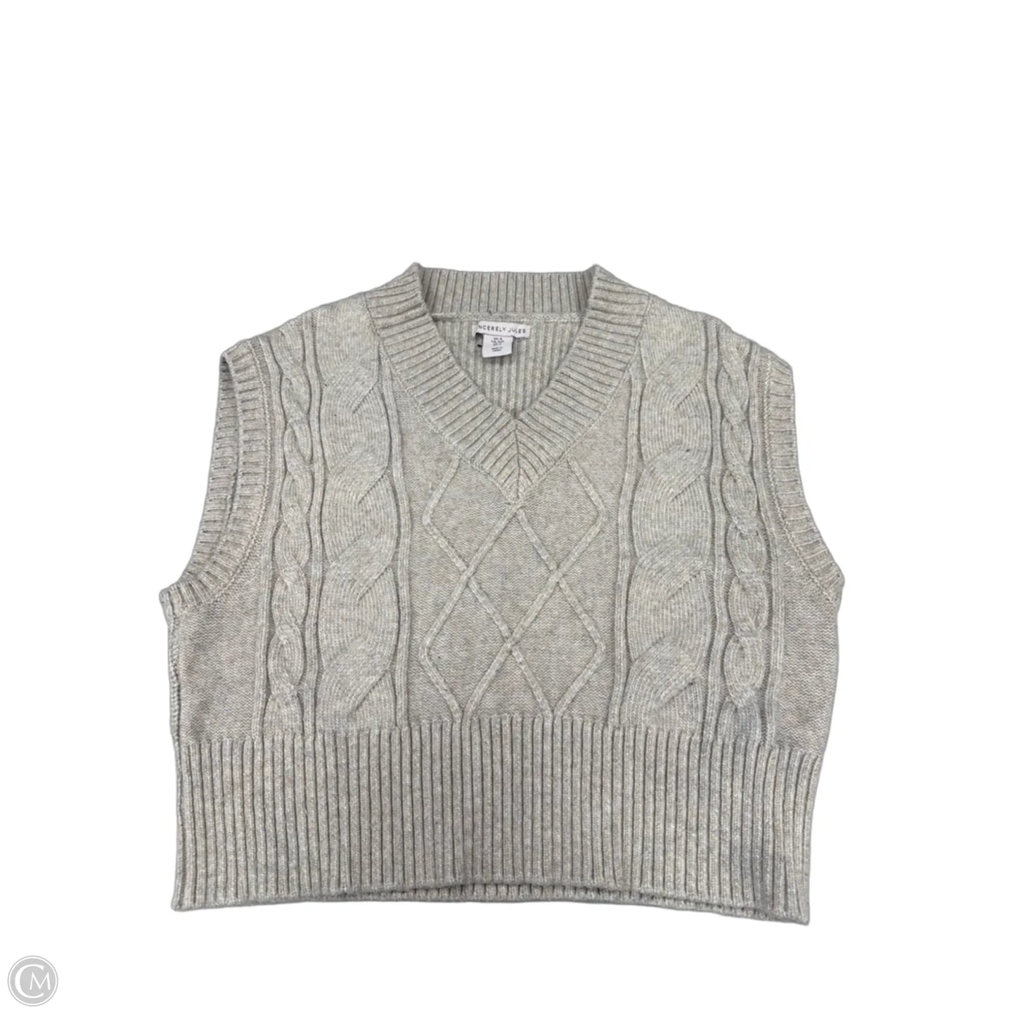 Vest Sweater By Sincerely Jules In Beige, Size: S