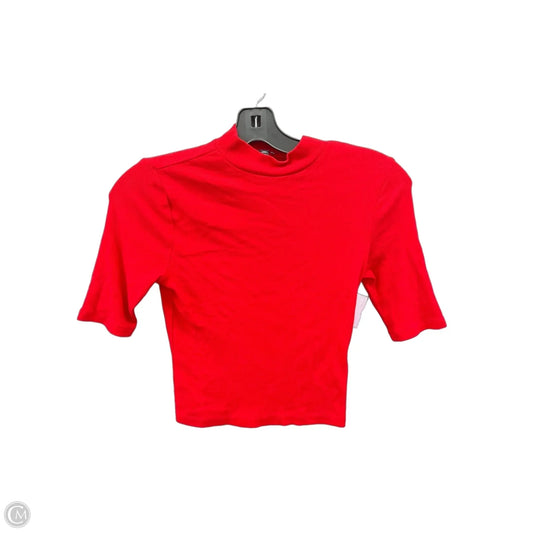 Top 3/4 Sleeve By Express In Red, Size: M