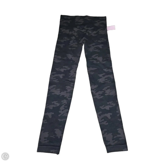 Athletic Leggings By Spanx In Camouflage Print, Size: L
