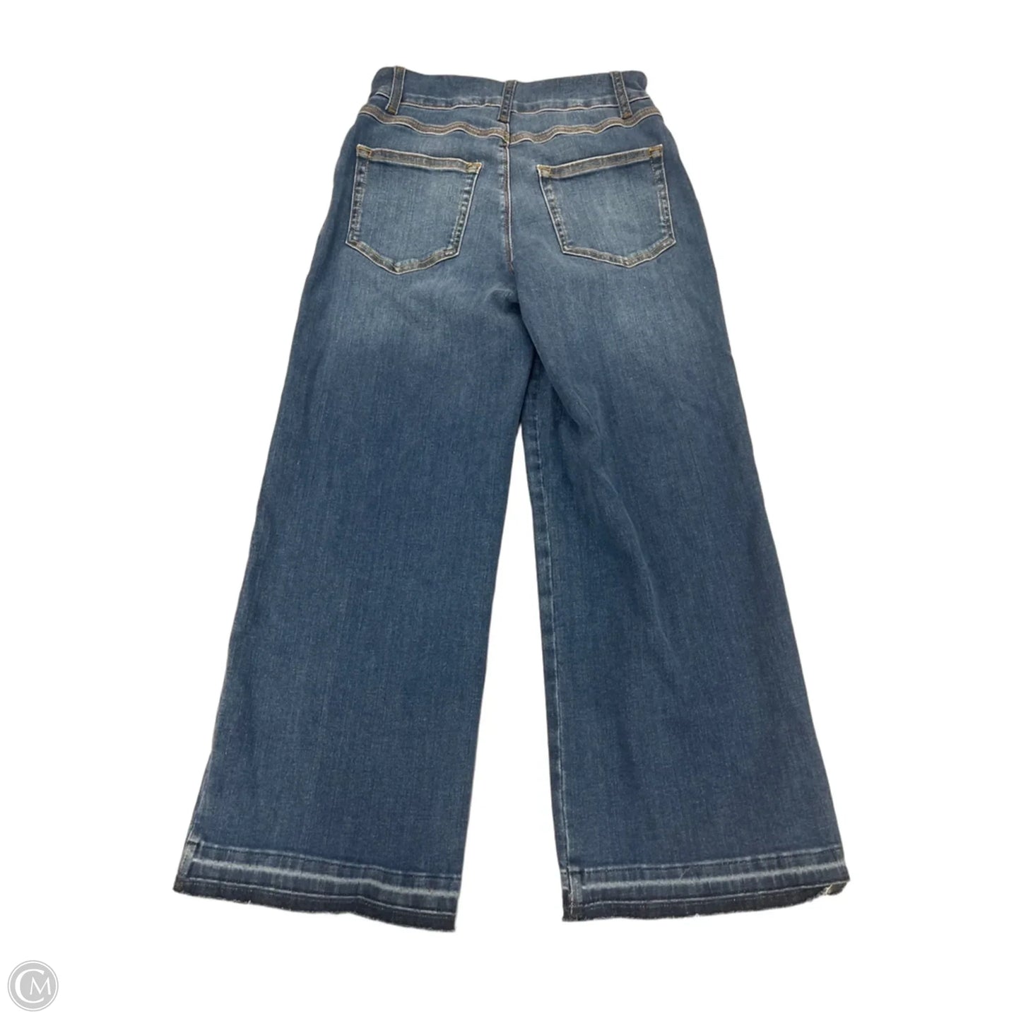 Jeans Wide Leg By Lysse In Blue Denim, Size: 4