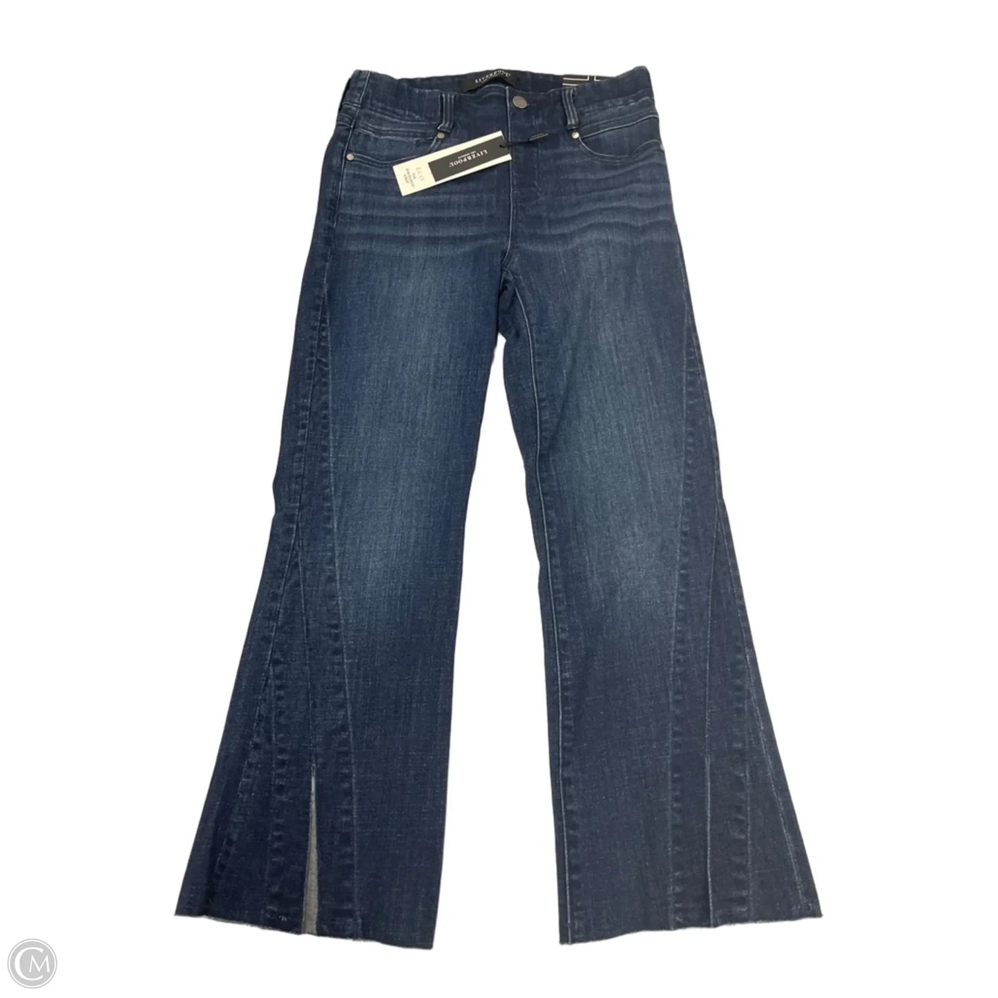 Jeans Flared By Liverpool In Blue Denim, Size: 2