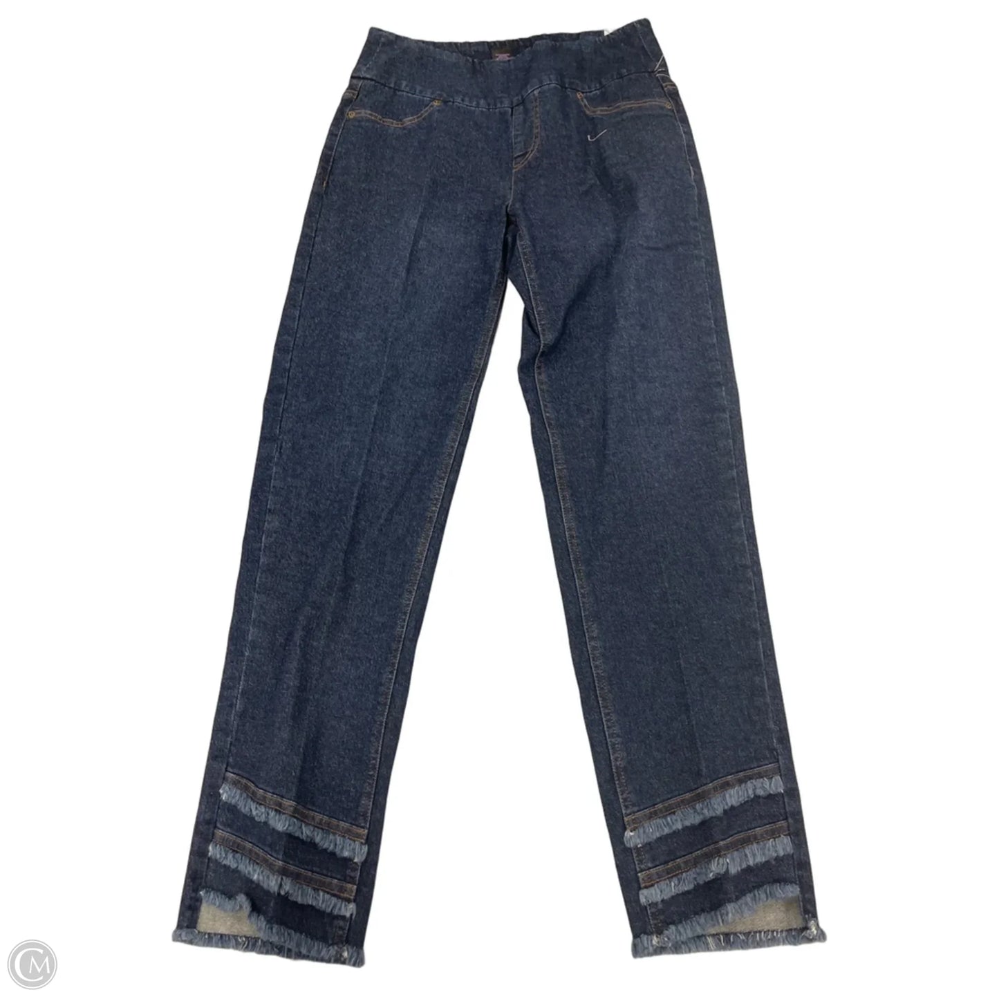 Jeans Flared By Multiples In Blue Denim, Size: 6