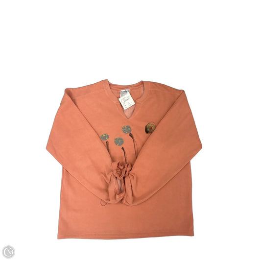 Sweatshirt Crewneck By Cmc In Orange, Size: S
