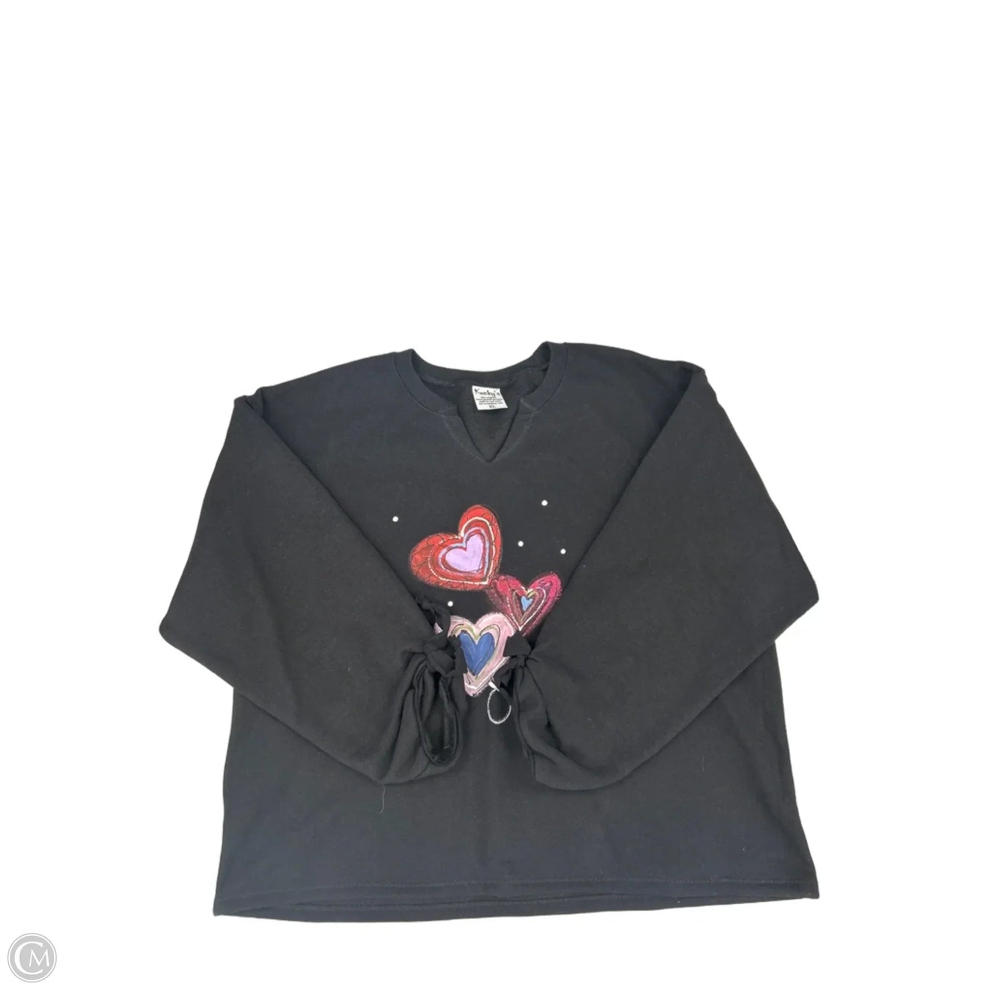 Sweatshirt Collar By Cmc In Black, Size: Xl