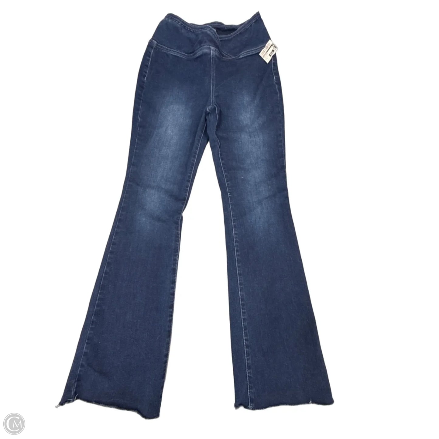 Jeans Flared By Flamingals In Blue Denim, Size: 4
