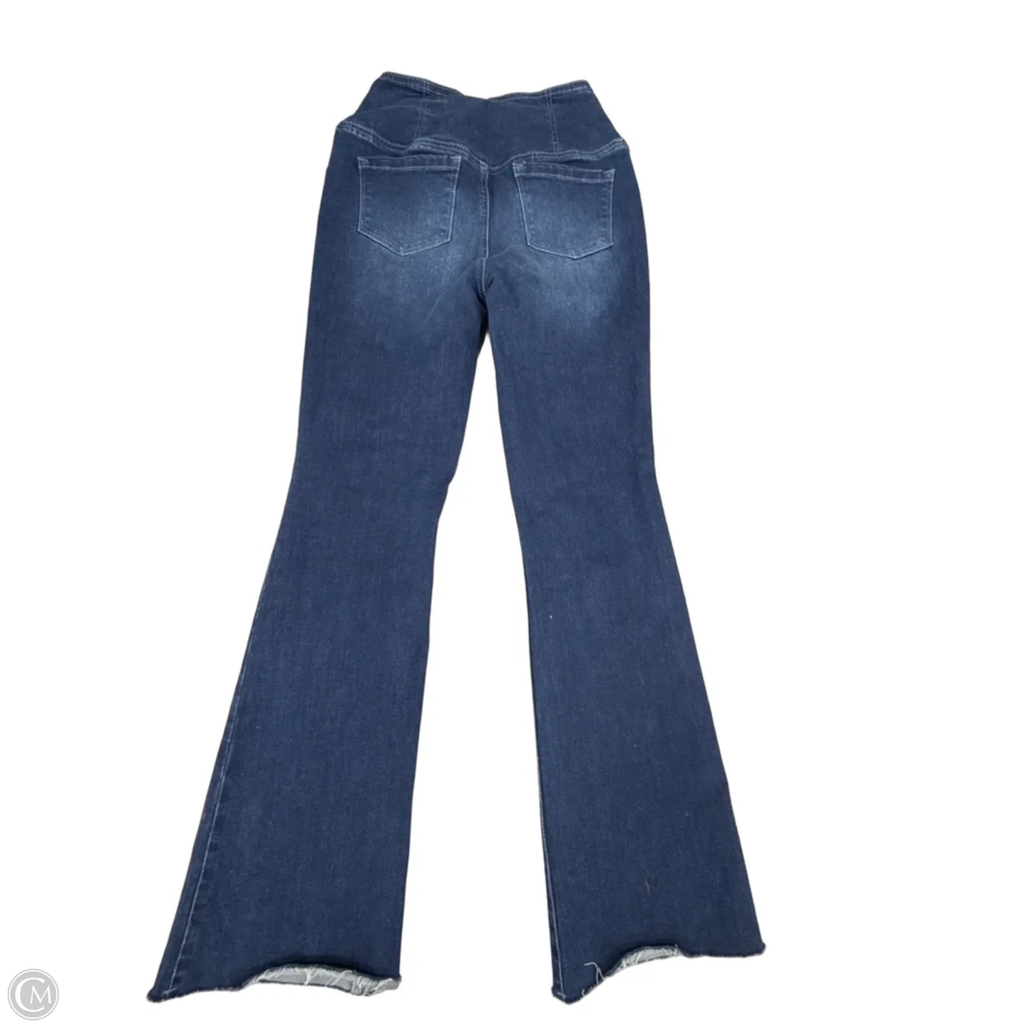 Jeans Flared By Flamingals In Blue Denim, Size: 4