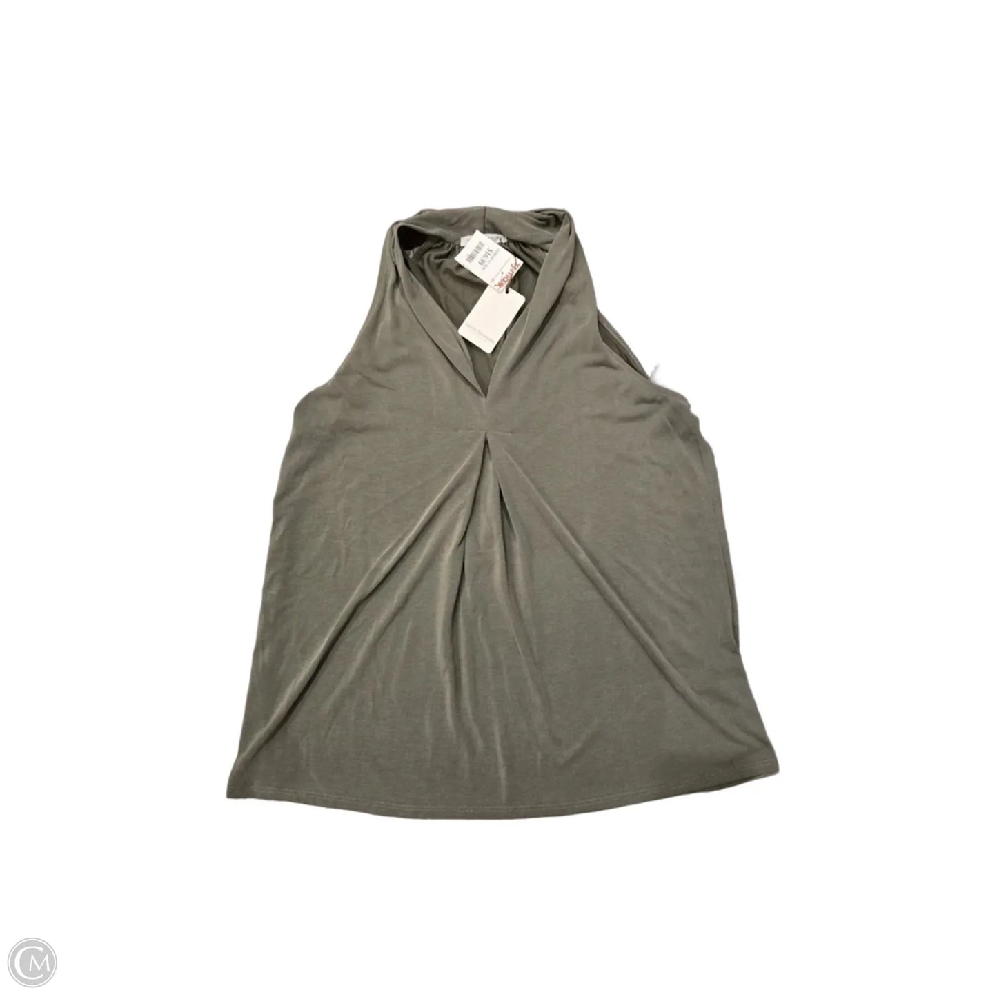 Top Sleeveless By Green Envelope In Green, Size: L