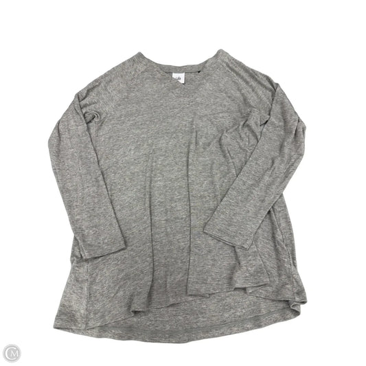 Top Long Sleeve By Cabi In Grey, Size: Xs