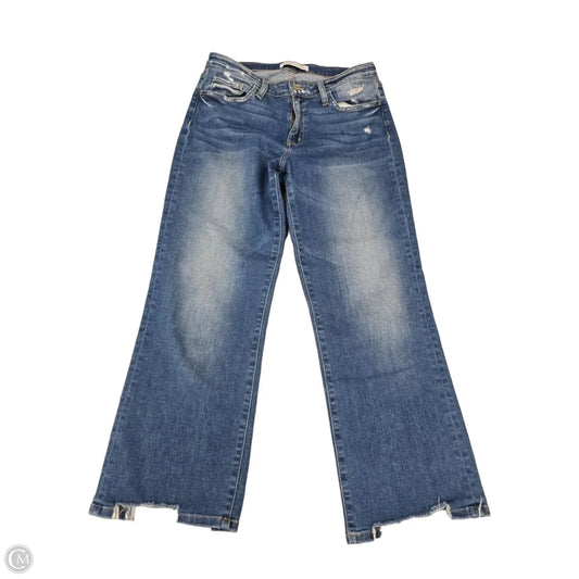 Jeans Straight By Flying Monkey In Blue Denim, Size: 6
