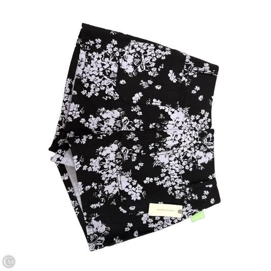 Shorts By Maeve In Black & Purple, Size: 4