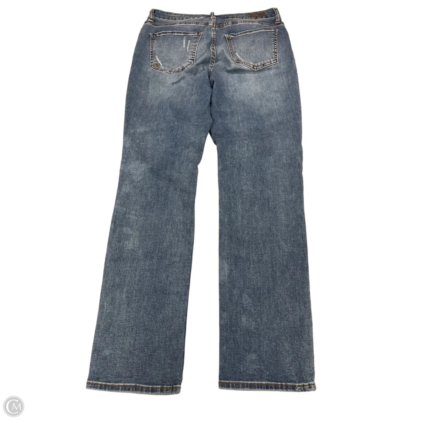 Jeans Straight By Kut In Blue Denim, Size: 8