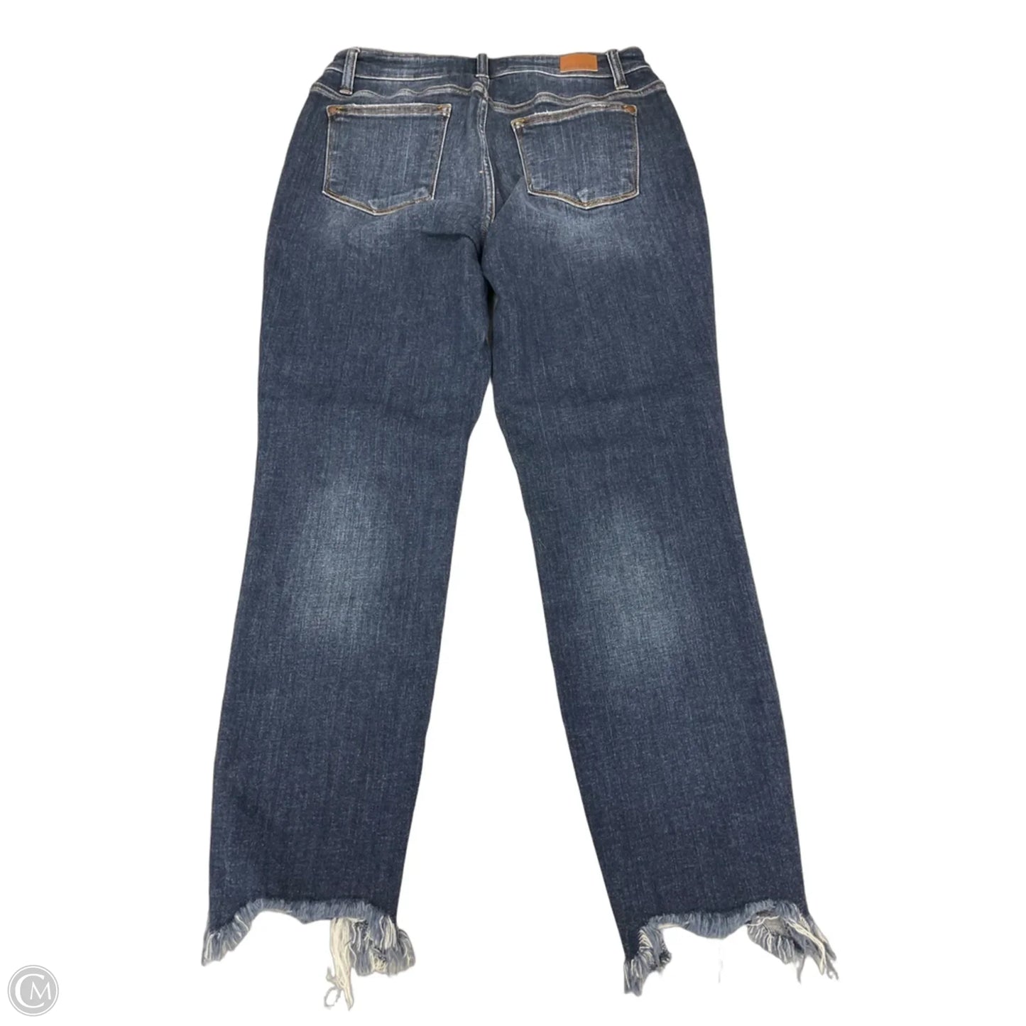 Jeans Straight By Judy Blue In Blue Denim, Size: 10