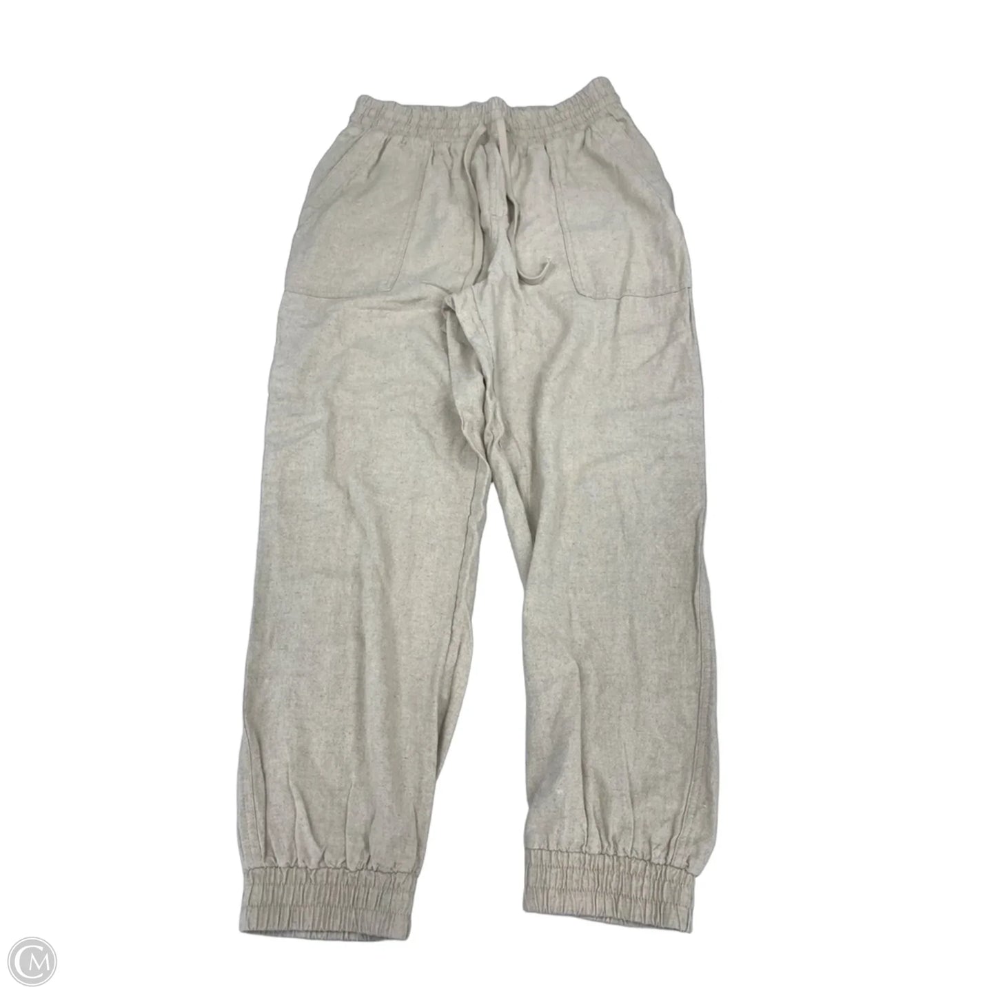 Pants Linen By A New Day In Tan, Size: M
