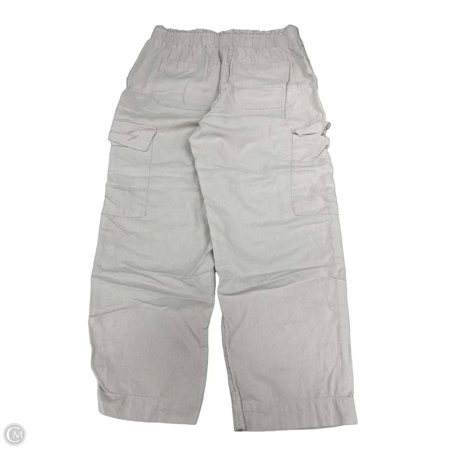 Pants Linen By Time And Tru In Beige, Size: M