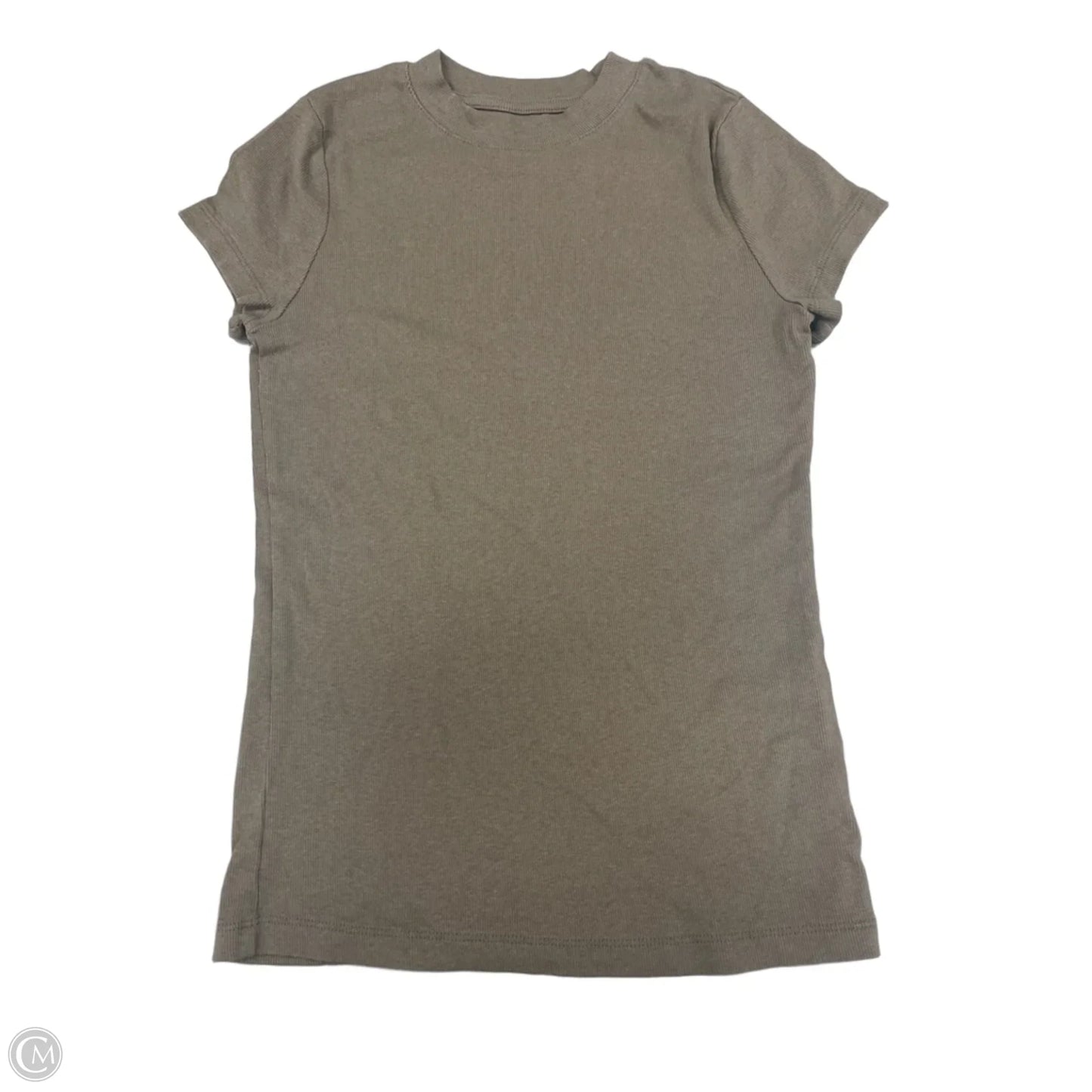 Top Short Sleeve By A New Day In Brown, Size: M