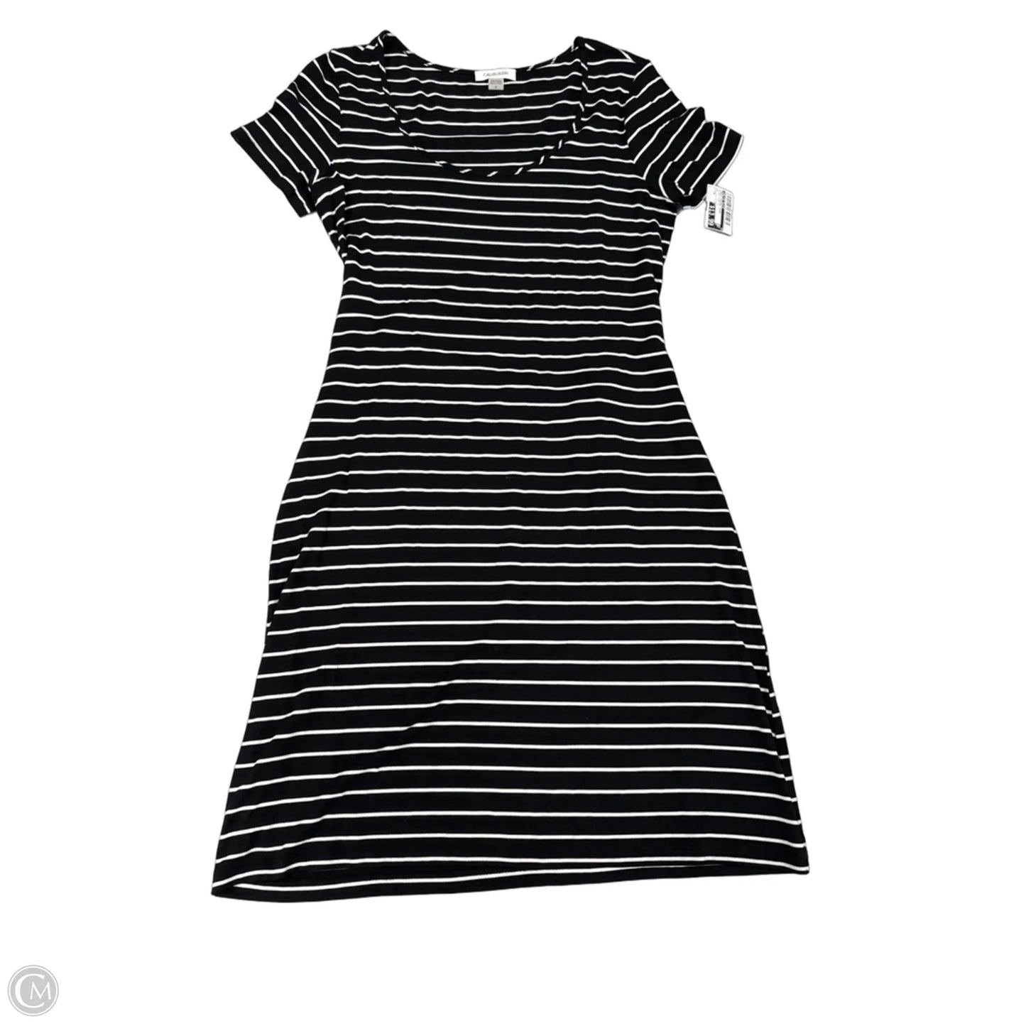 Dress Casual Short By Calvin Klein In Black & White, Size: 6