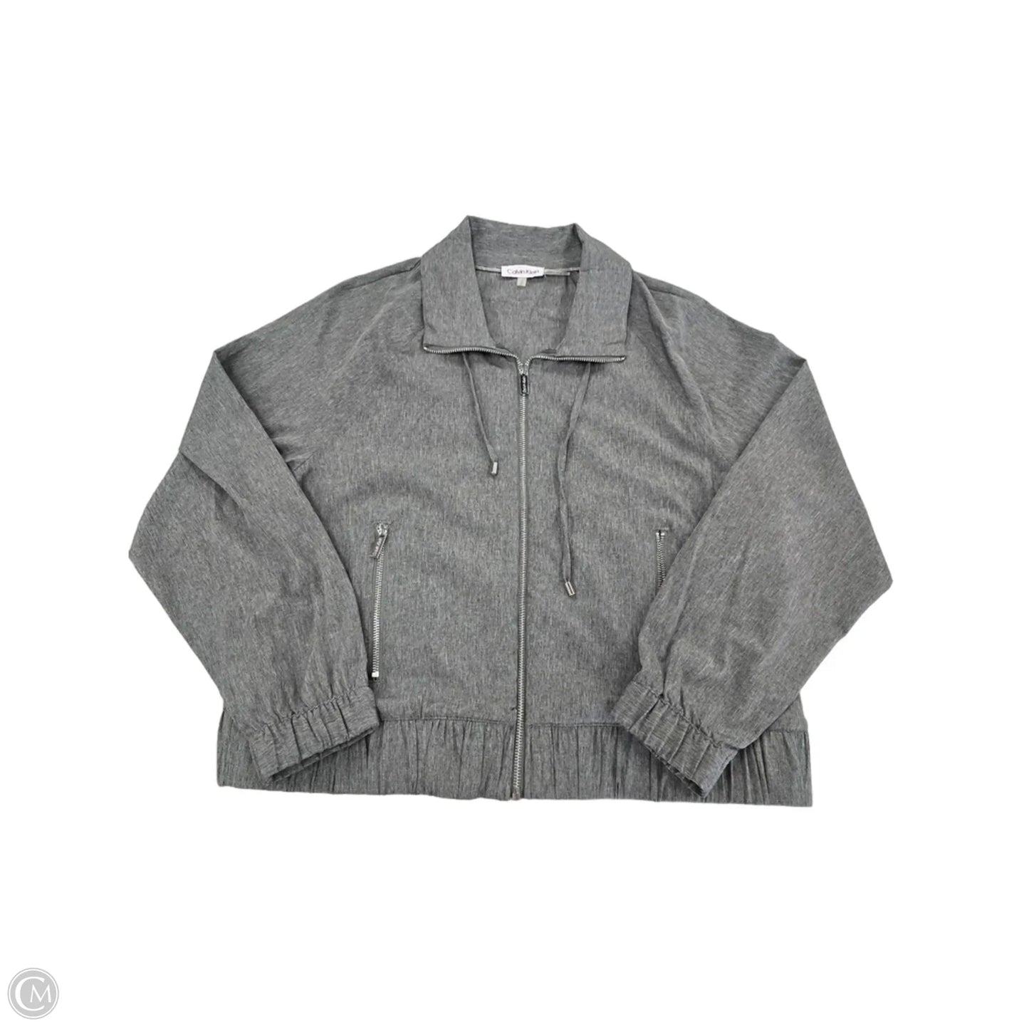 Jacket Other By Calvin Klein In Grey, Size: S