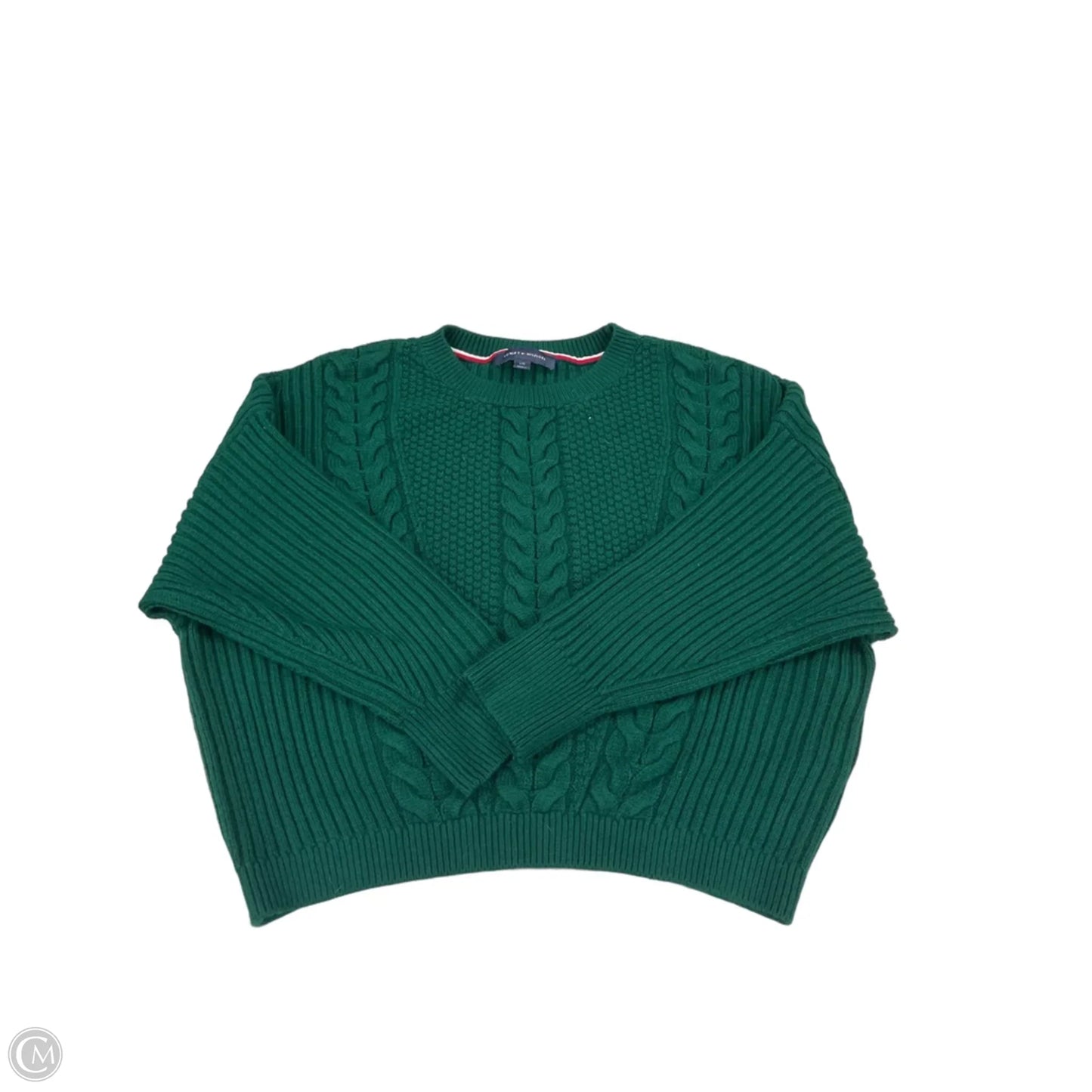 Sweater By Tommy Hilfiger In Green, Size: L
