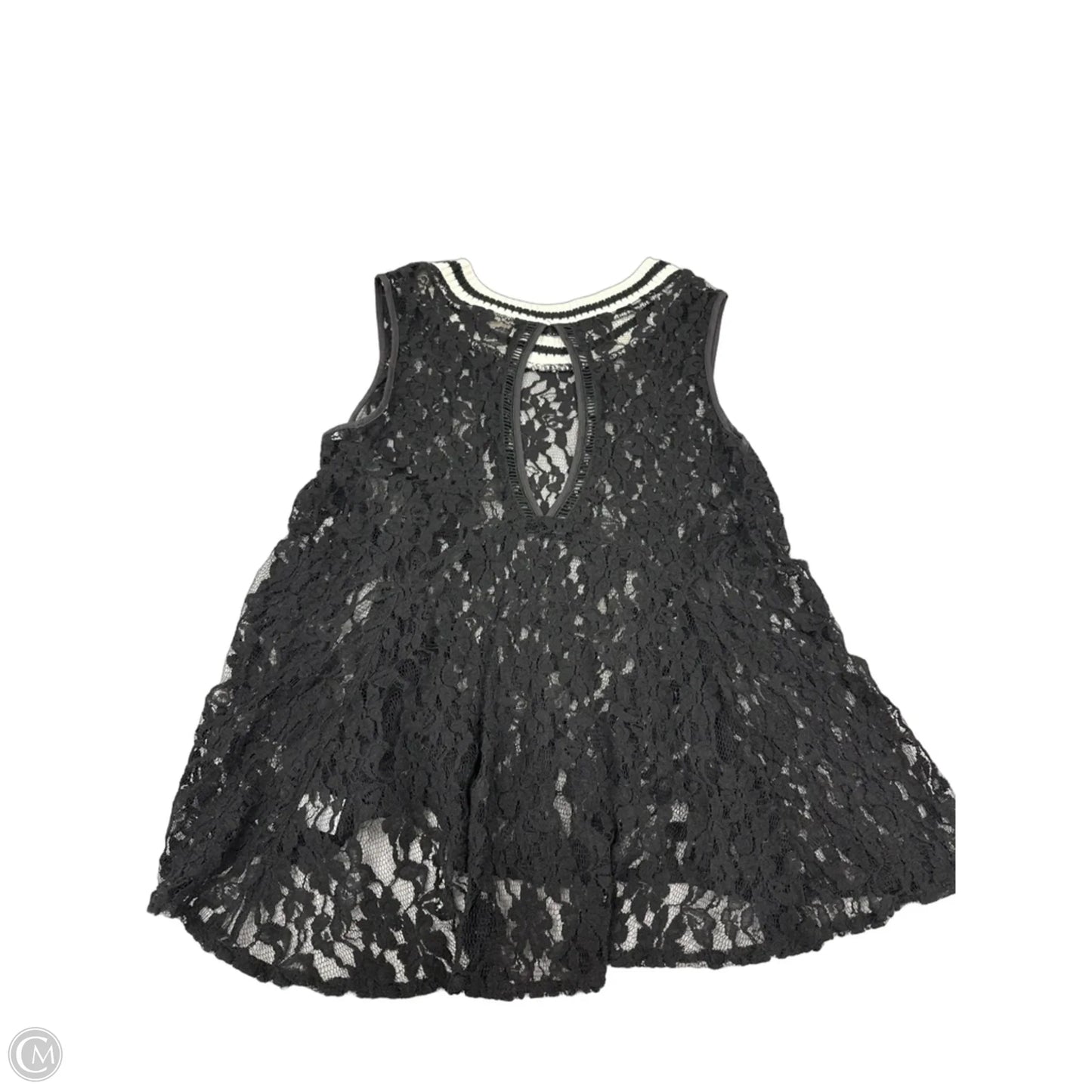 Top Sleeveless By Oddi In Black, Size: M