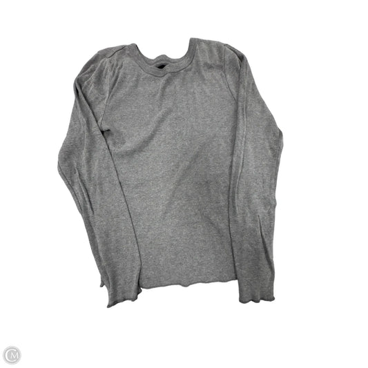 Top Long Sleeve Basic By Wild Fable In Grey, Size: M