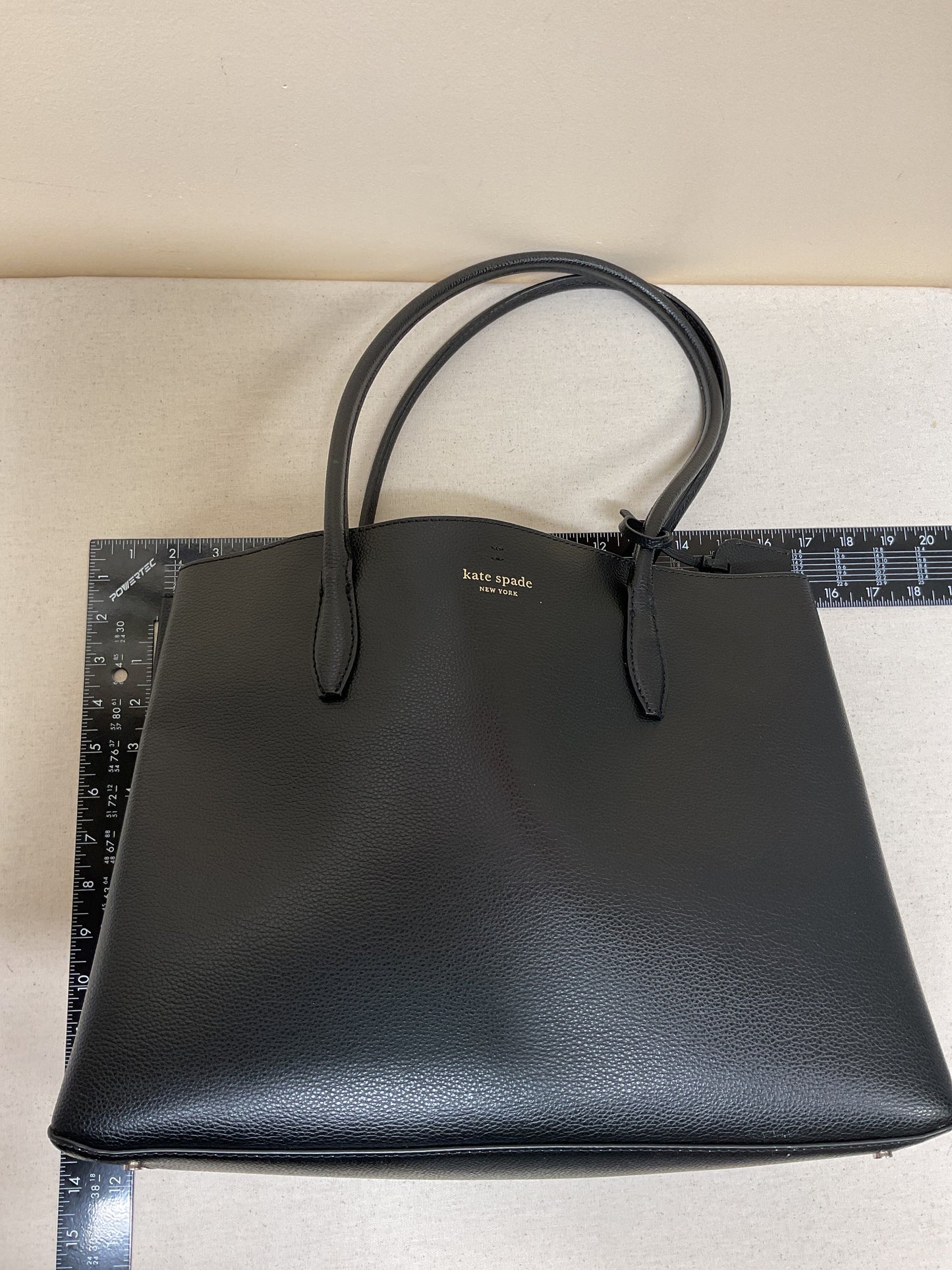 Tote Designer By Kate Spade In Black, Size:Large