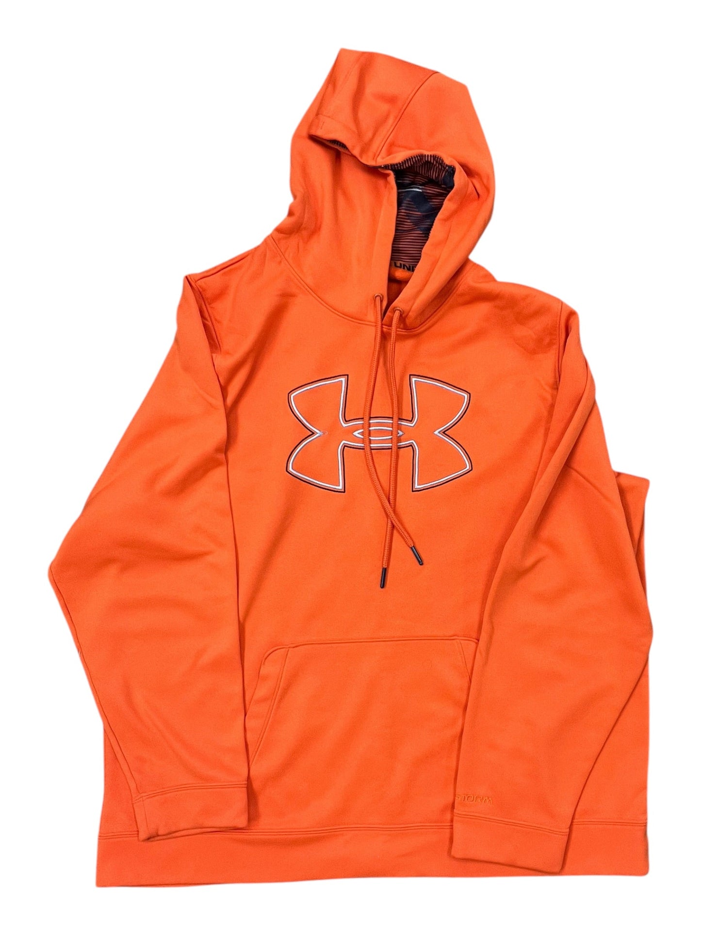 Sweatshirt Hoodie By Under Armour In Orange, Size:2X