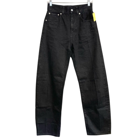 Jeans Straight By Madewell In Black Denim, Size:2