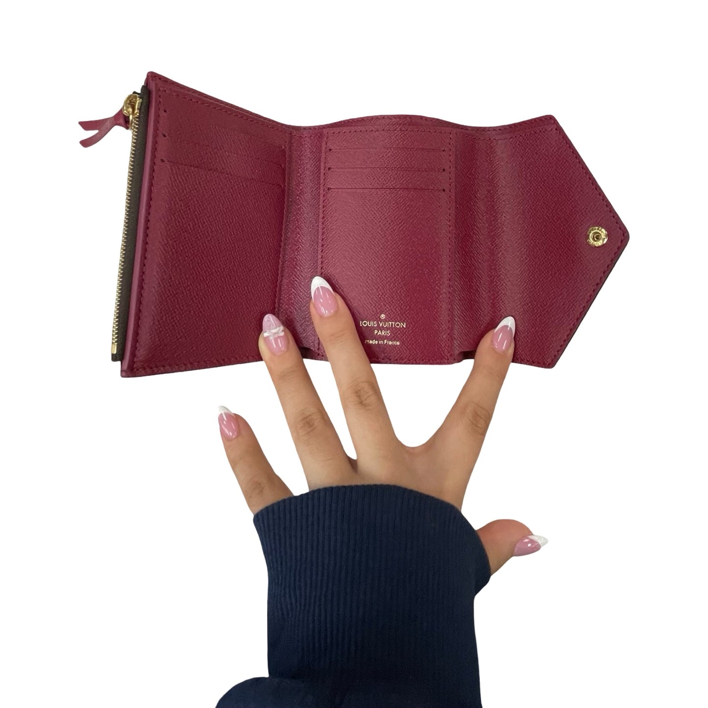Wallet Luxury Designer By Louis Vuitton In Brown & Purple, Size:Medium