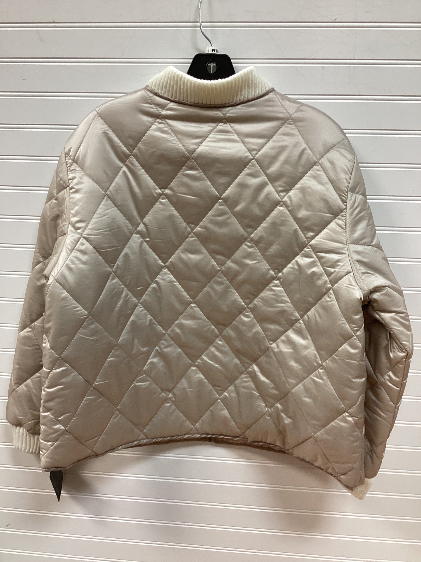 Jacket Puffer & Quilted By Marc New York In Cream, Size:L