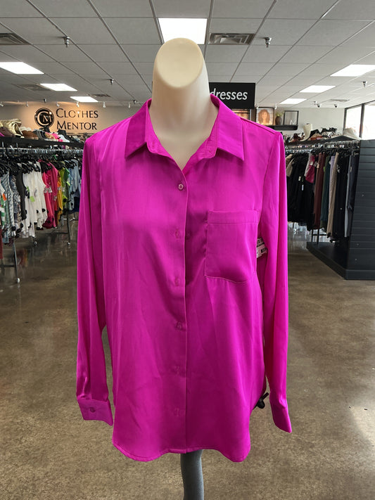Top Ls By Skies Are Blue In Purple, Size:Xs
