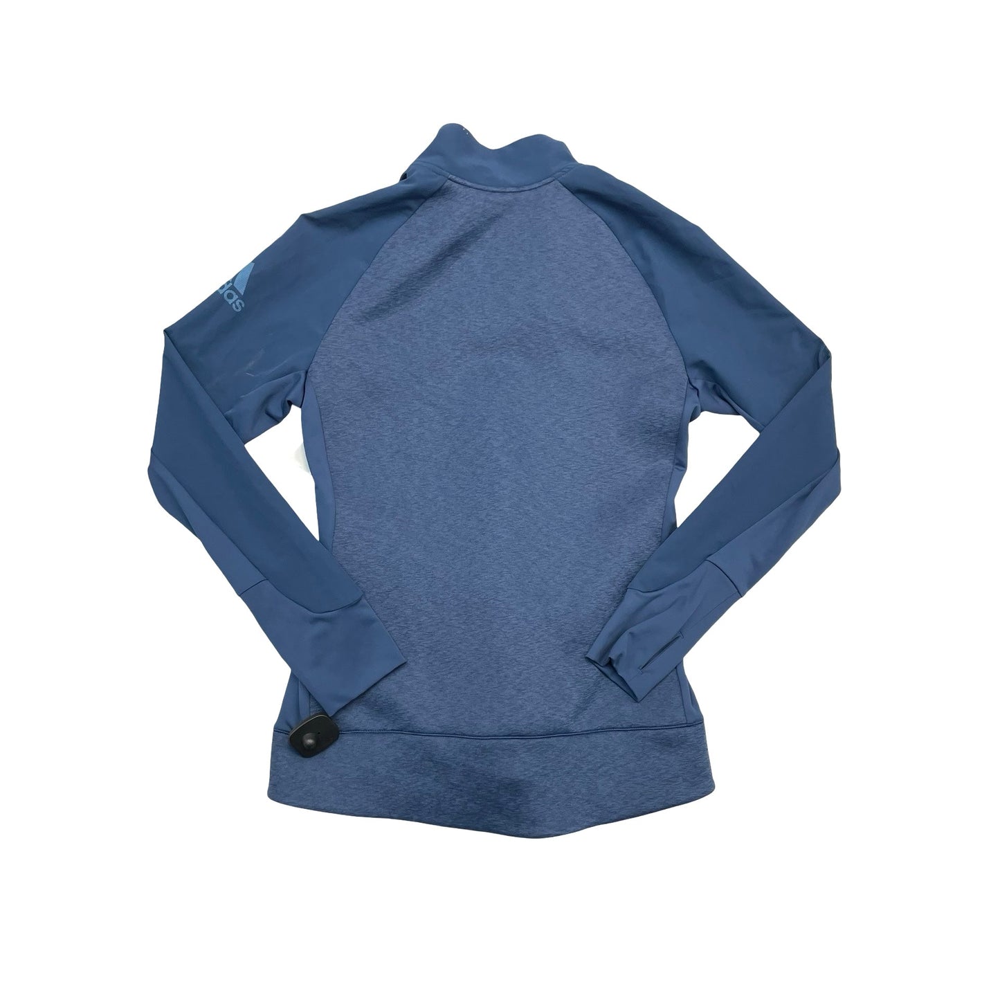 Athletic Top Ls Collar By Adidas In Blue, Size:M