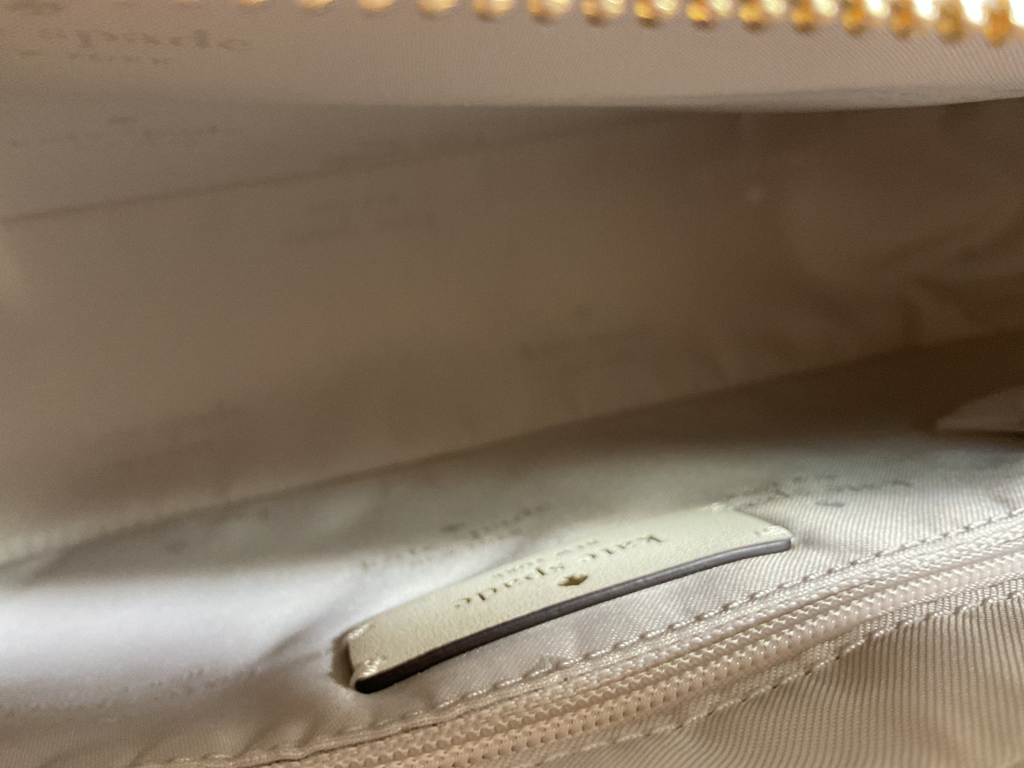Crossbody Designer By Kate Spade In Cream, Size:Small