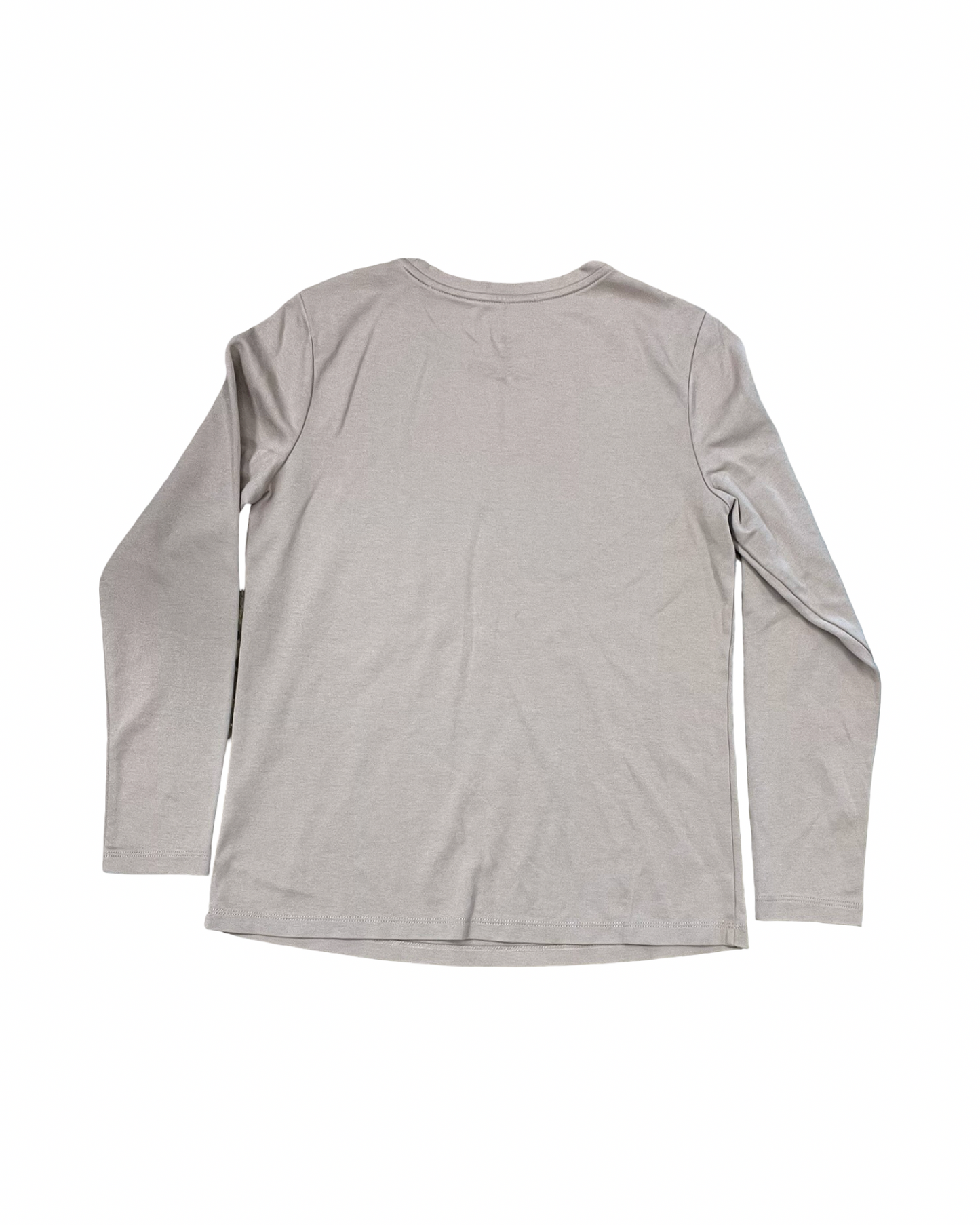 Top Ls Basic By Isaac Mizrahi In Tan, Size:Xs