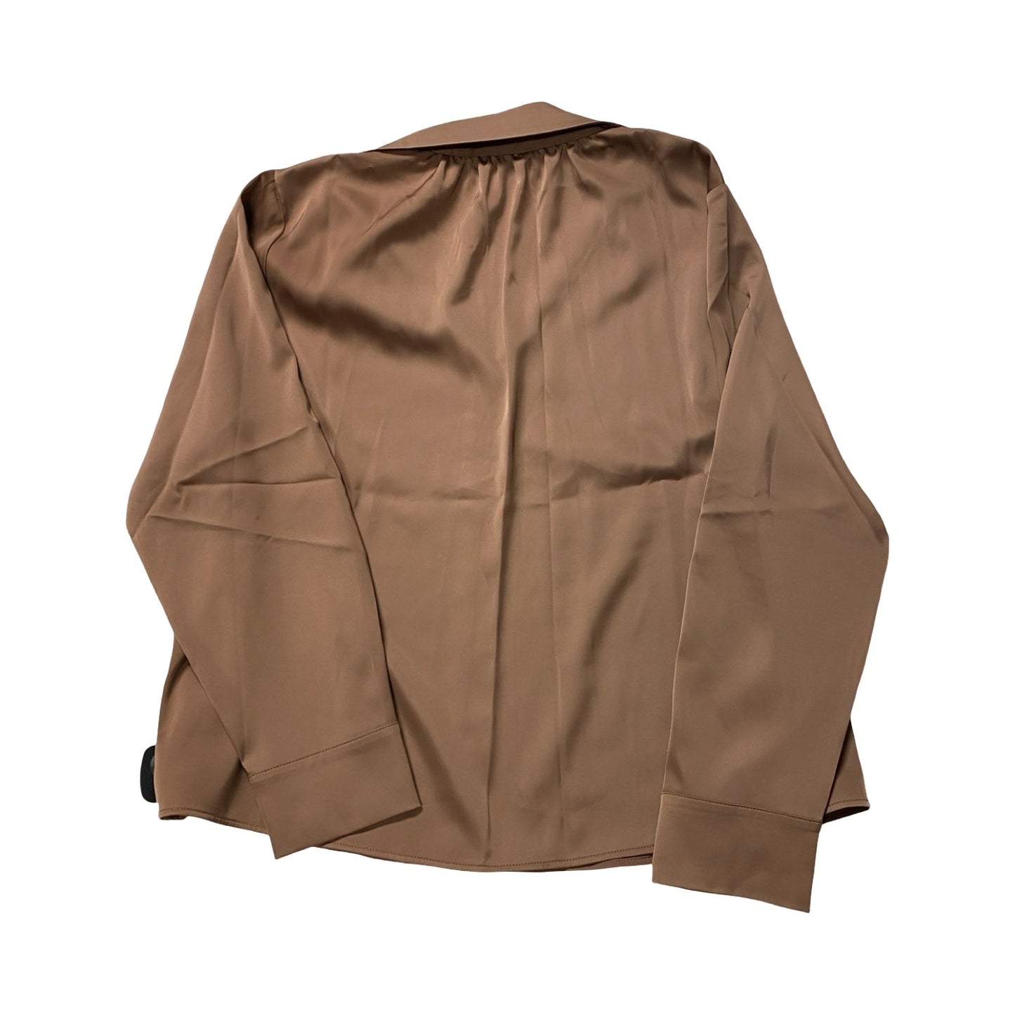 Blouse Ls By Rachel Zoe In Brown, Size:Xl