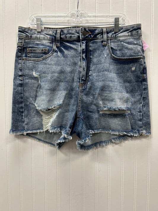 Shorts By Sneak Peek In Blue Denim, Size:1X NWT