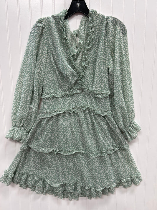 Dress Casual Midi By Cmc In Green, Size:M