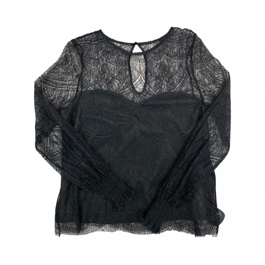 Top Ls By Cupcakes And Cashmere In Black, Size:Xs