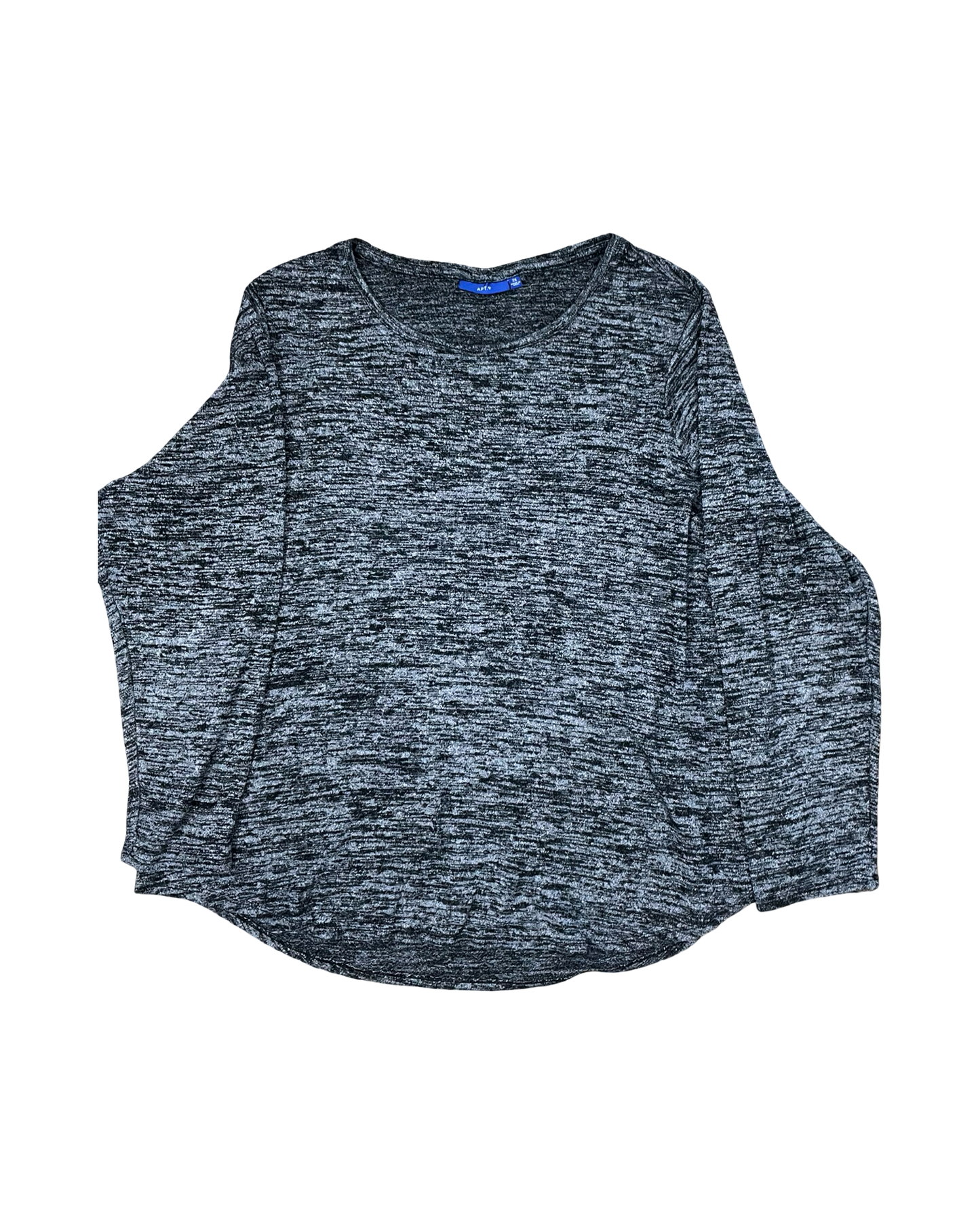 Top Ls Basic By Apt 9 In Grey, Size:2X
