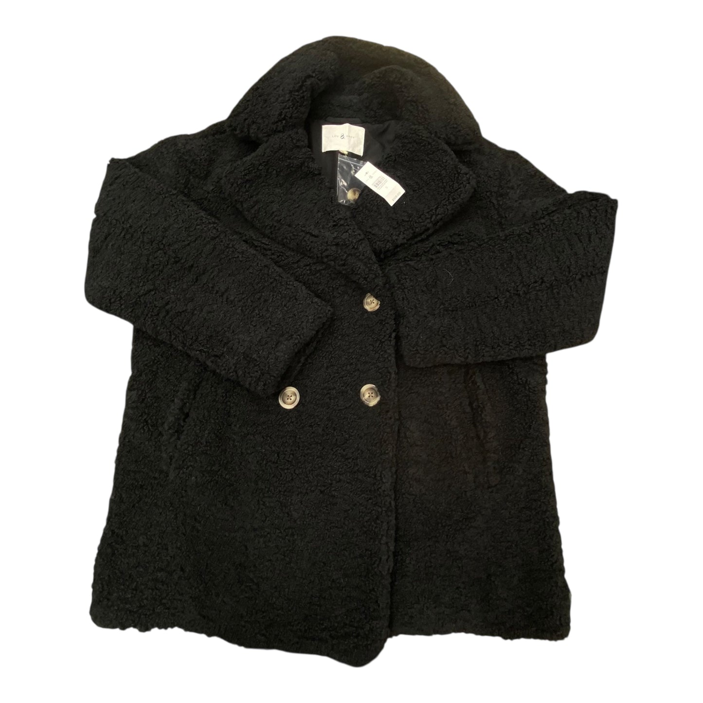 Coat Faux Fur & Sherpa By Lou And Grey In Black, Size:S