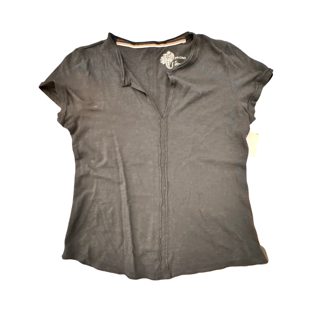 Top Ss Basic By Pilcro In Black, Size:Xs