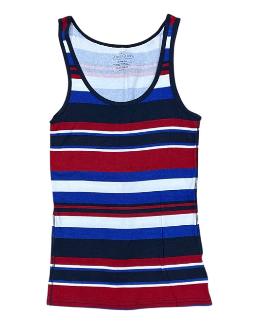 Tank Top By Faded Glory In Red & White, Size:Xl
