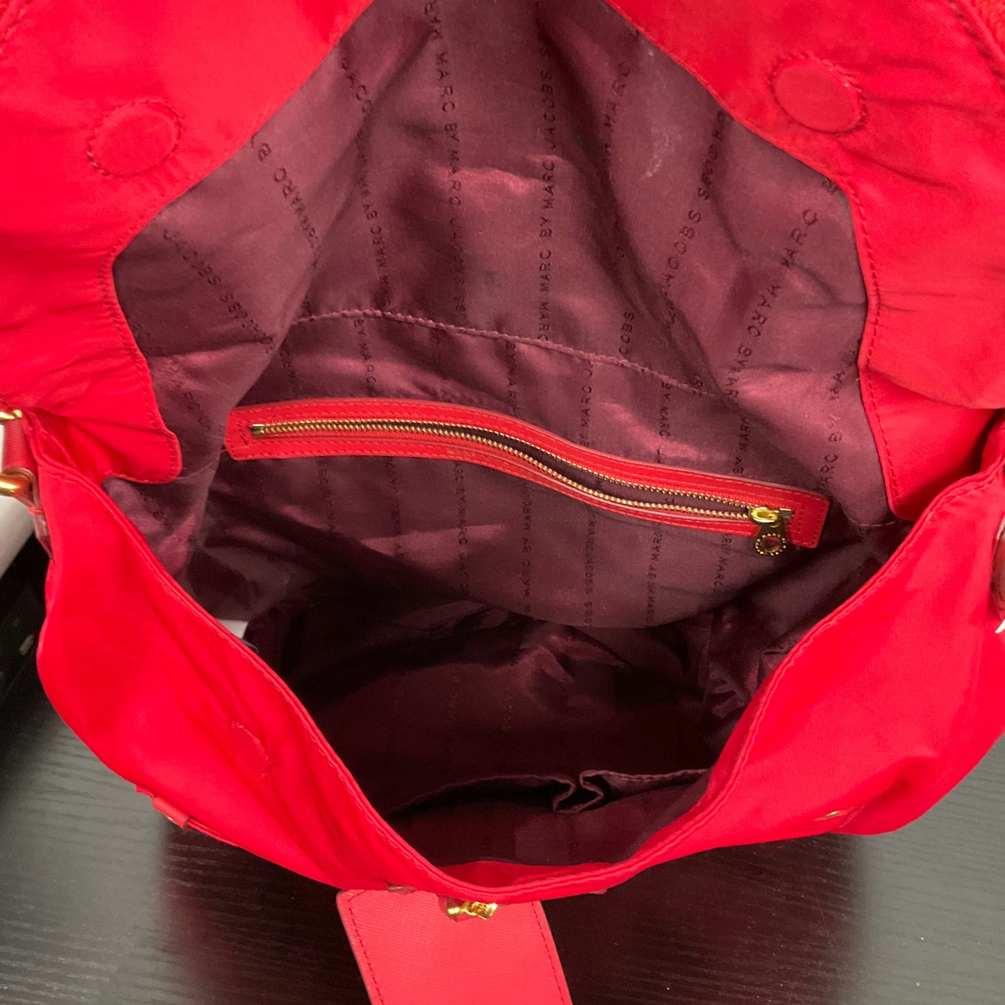 Crossbody Designer By Marc By Marc Jacobs In Red, Size:Large