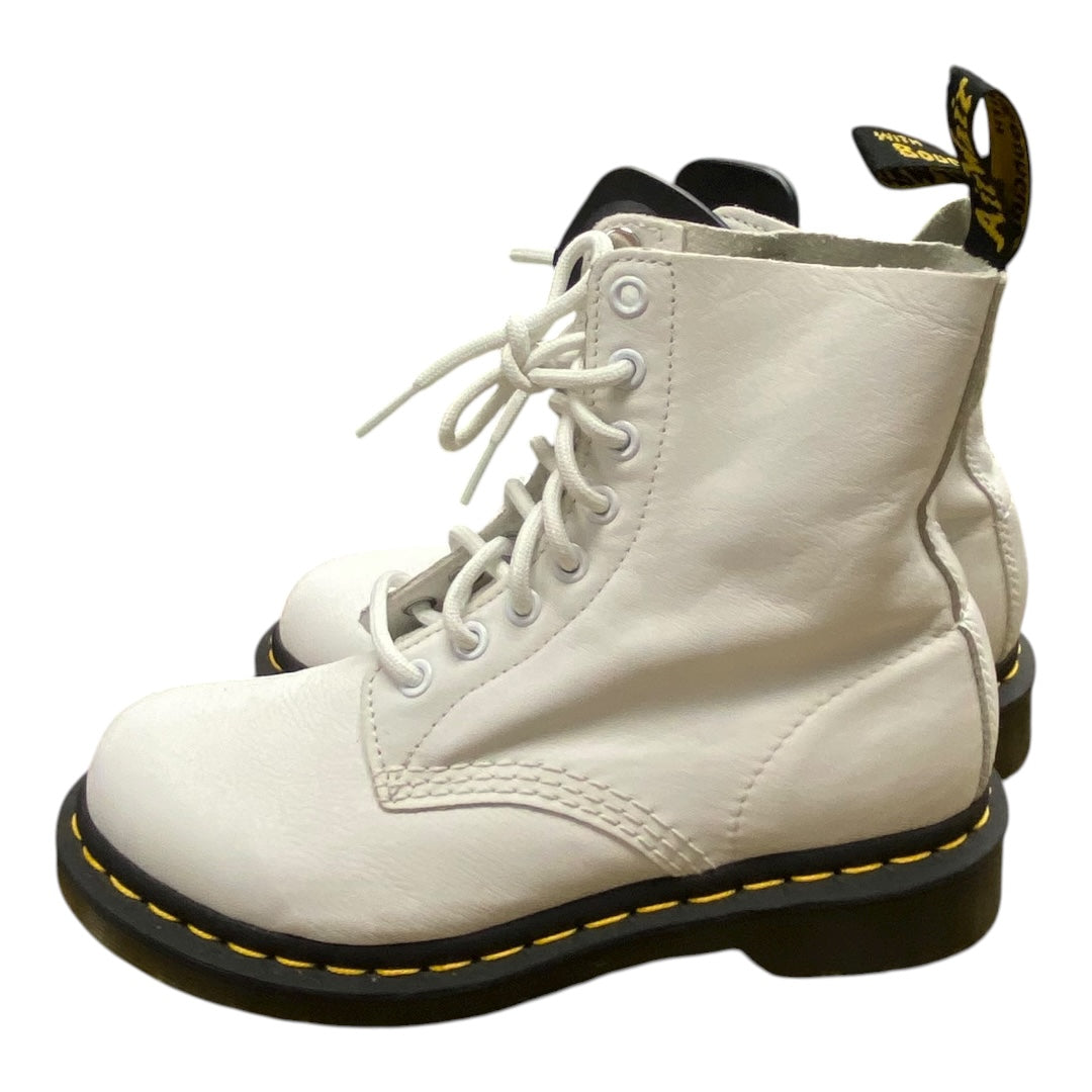 Boots Designer By Dr Martens In White, Size:6