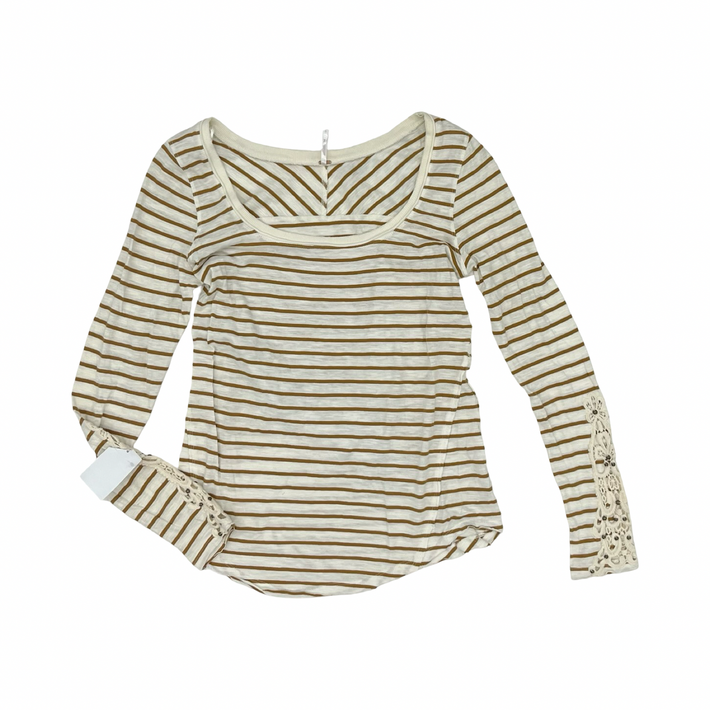 Top Ls By Free People In Brown & Gold, Size:L