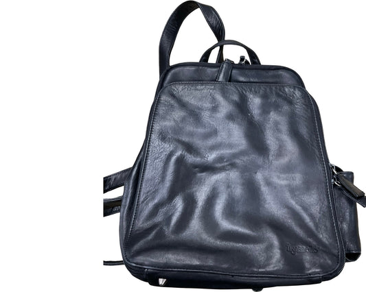 Backpack Leather By Tignanello  Purses In Black, Size:Medium